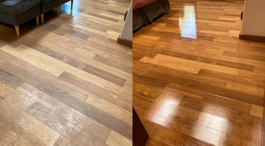 Floor finish protection after deep cleaning