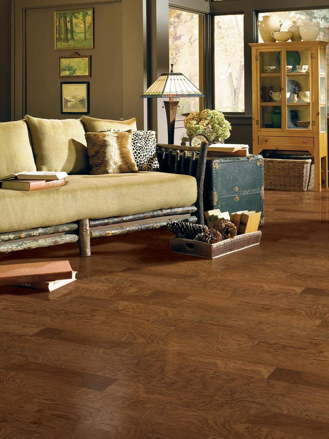 engineered hardwood flooring Atlanta bedroom